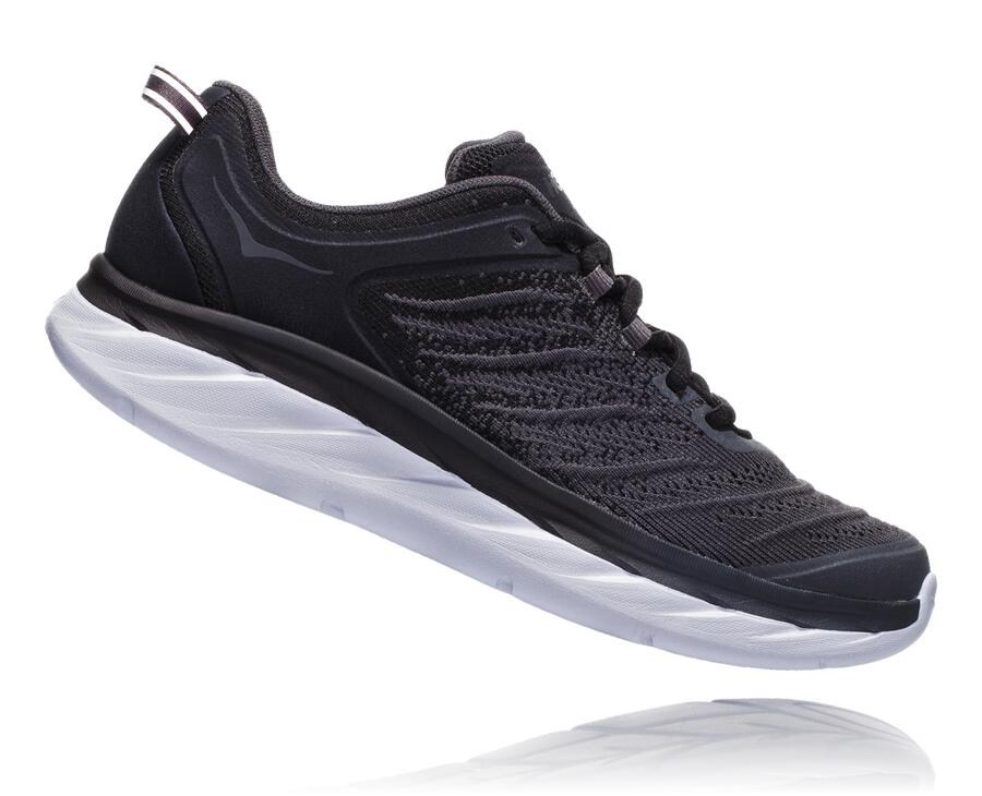 Tenis Hoka One One Hombre Negros/Blancos - Akasa - LDOC46732